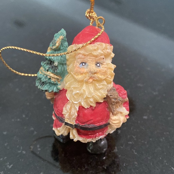 1996 Vintage Santa Ornaments by Artmark in Original box - Picture 7 of 10